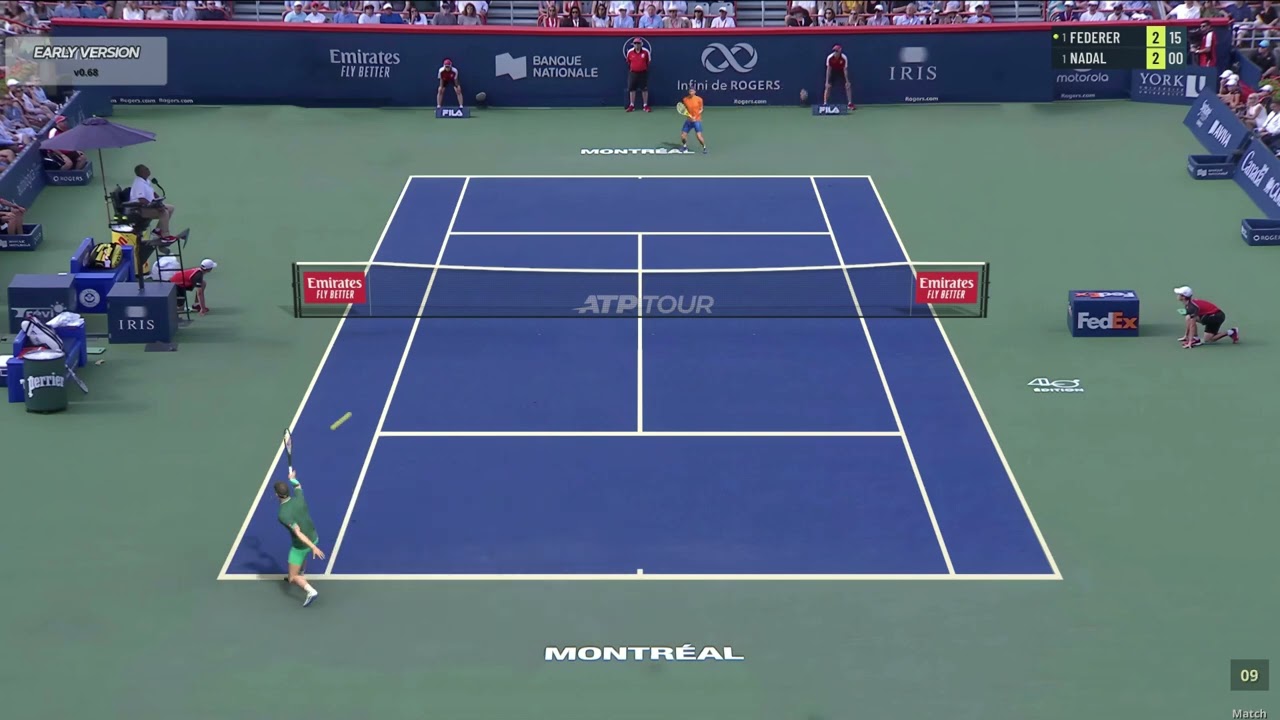  Insane Defense by Nadal ! Tennis Elbow 4  (PC Gameplay)