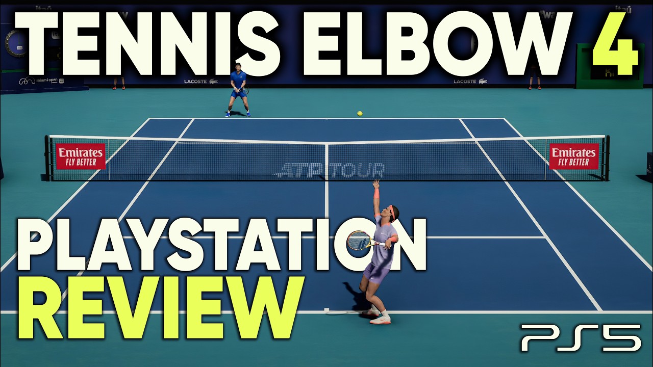 Tennis Elbow 4 Playstation Review - The BEST Tennis Simulator Has Arrived