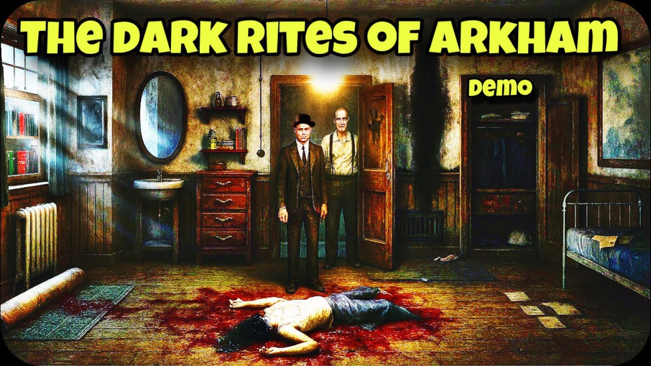 THIS GAME IS ALL RAINCOATS, RITUALS & REGRET - The Dark Rites of Arkham Demo