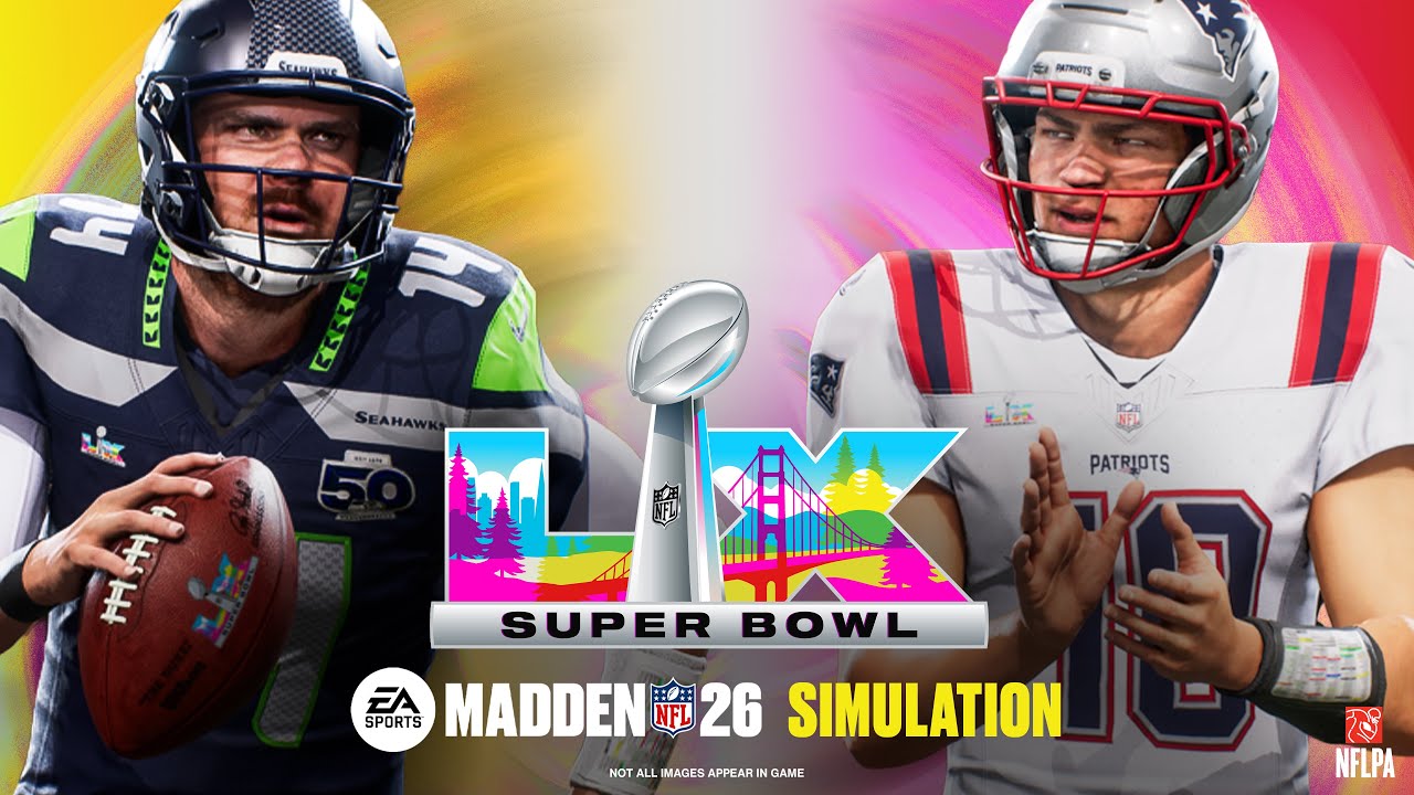 Madden 26 | Official Super Bowl LX Simulation | Patriots vs Seahawks (2026)