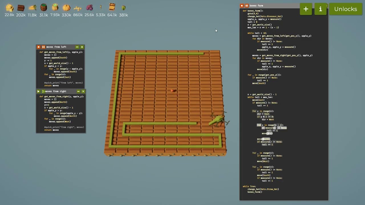 The Farmer Was Replaced - New Dinosaurs
