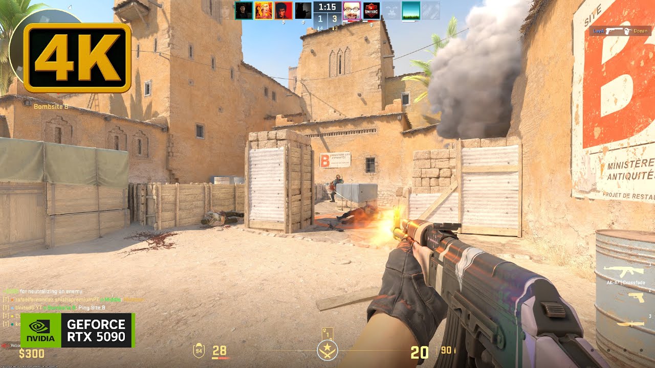 Counter-Strike 2 Gameplay 4K (No Commentary)