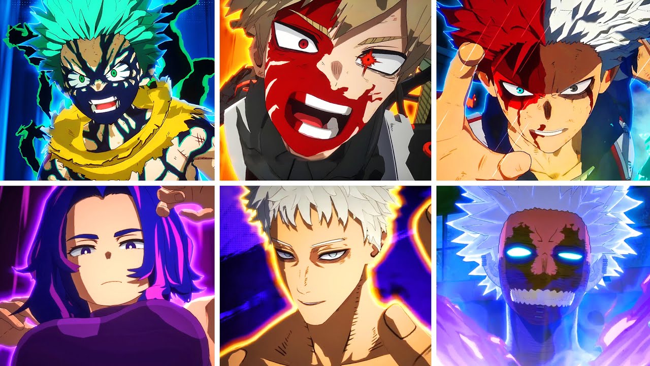 MY HERO ACADEMIA: All's Justice – All Ultimates Plus Ultra Attacks & Rising Animations