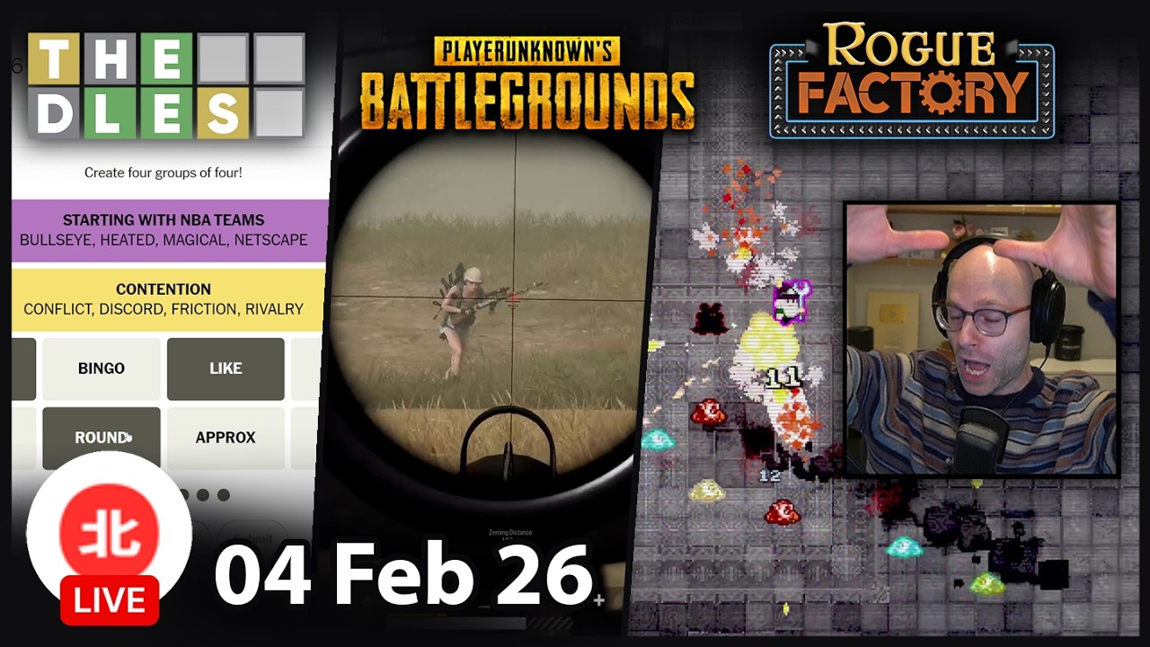 THE DLES / PUBG: Battlegrounds / Rogue Factory - 04 Feb 2026