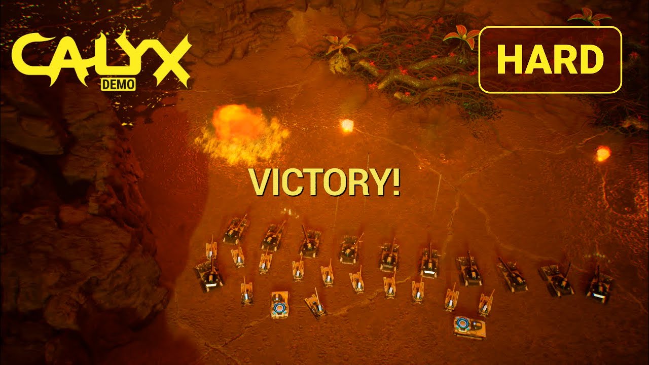 Calyx Gameplay - Hold Out - Hard Difficulty