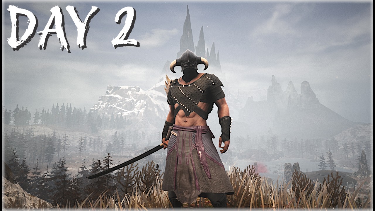 A Solo Adventure on a PvP Server (Day 2) - Conan Exiles 2026