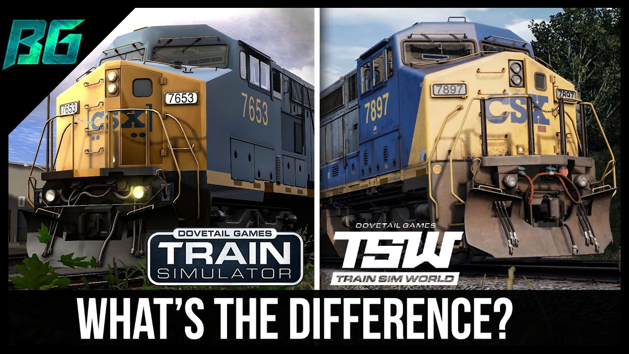 Train Simulator vs Train Sim World.. What's The Difference?