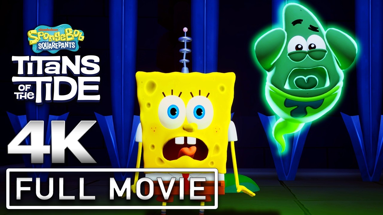 SpongeBob SquarePants: Titans of the Tide All Cutscenes (Full Game Movie) 4K 60FPS Ultra HD