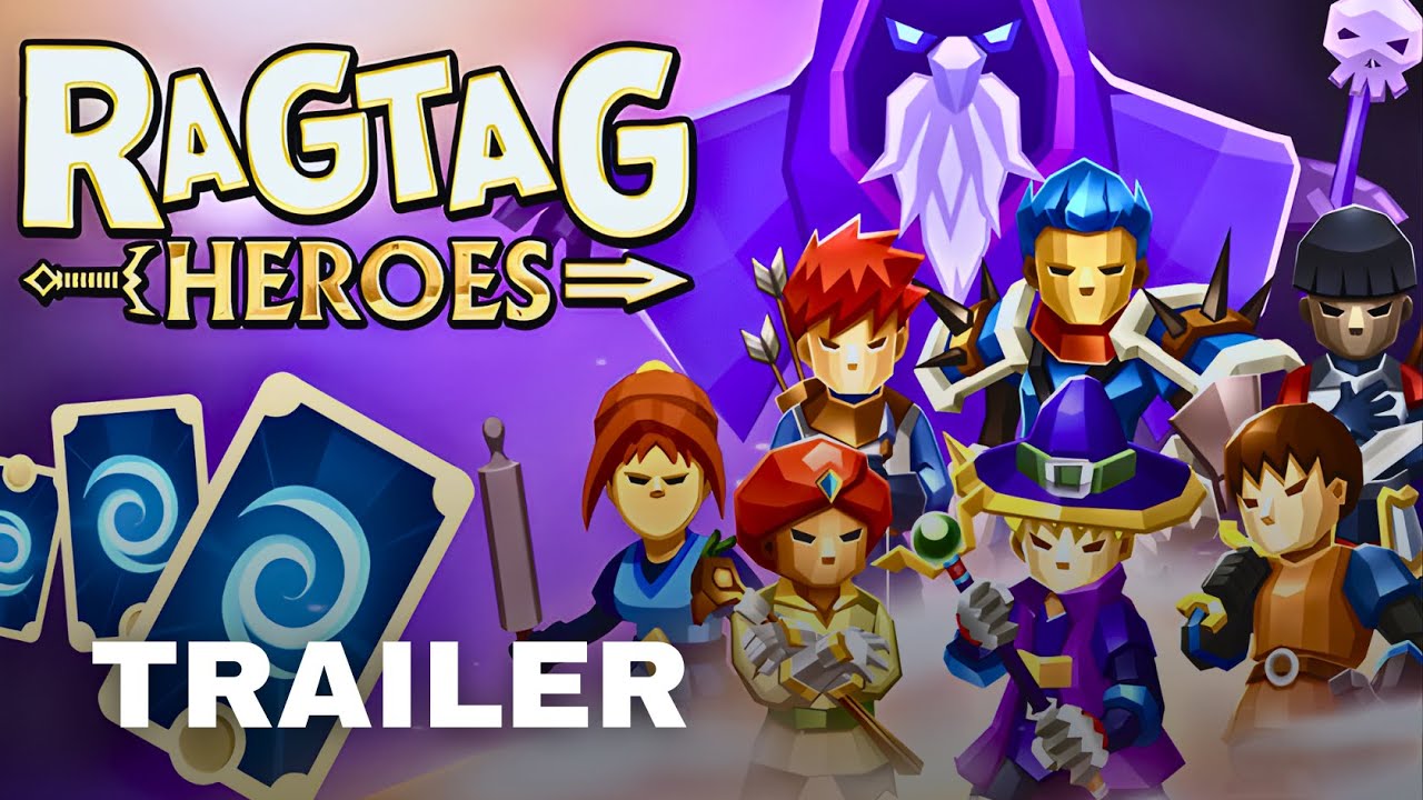 Ragtag Heroes CO OP Deckbuilder - Main Trailer Gameplay