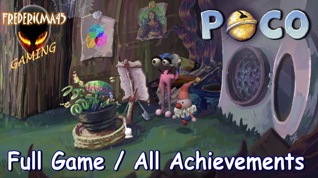Poco FULL GAME Walkthrough / All Achievements (Point-and-click Adventure Game) [Free Game on Steam]