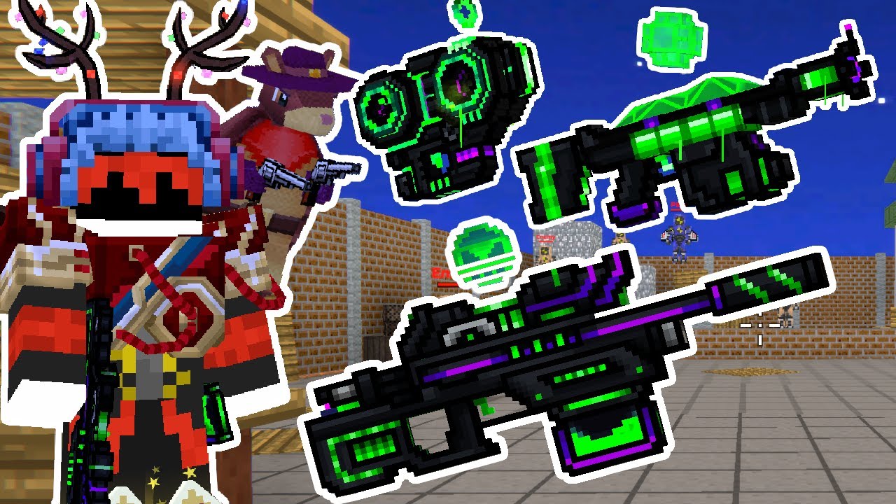 Poison Retro Set DLC Showcase! [Pixel Gun 3D] Part 33