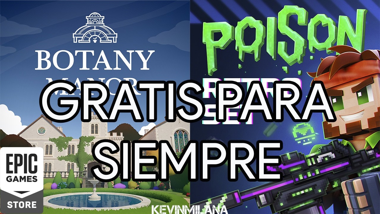 FREE Epic Games 2026 Botany Manor and Poison Retro Set for Pixel Gun 3D