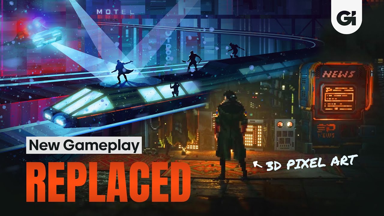 Replaced is Cyberpunk LIMBO with Arkham-like Combat | New Gameplay Today