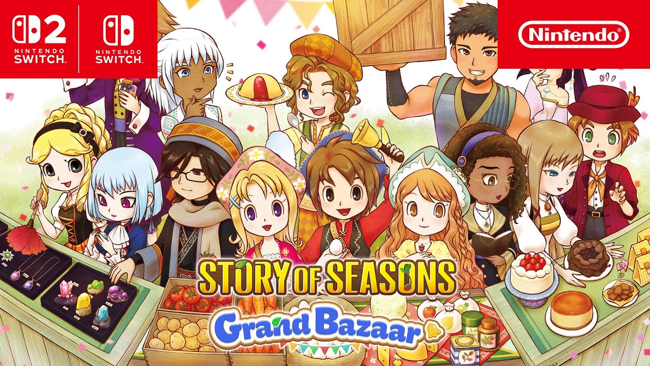 STORY OF SEASONS: Grand Bazaar – Launch Trailer