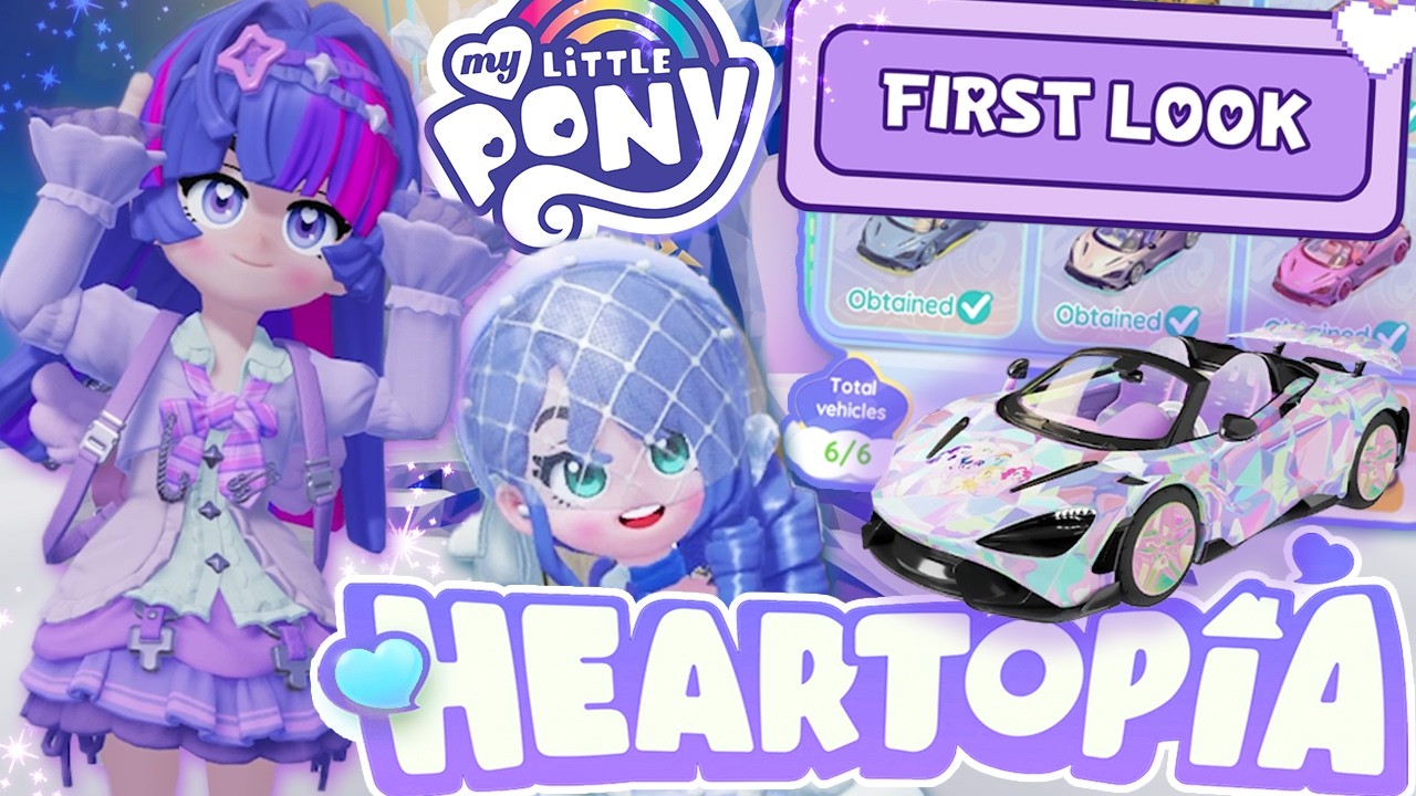 My Little Pony x Heartopia FIRST LOOK! I Bought Everything in the Collection!