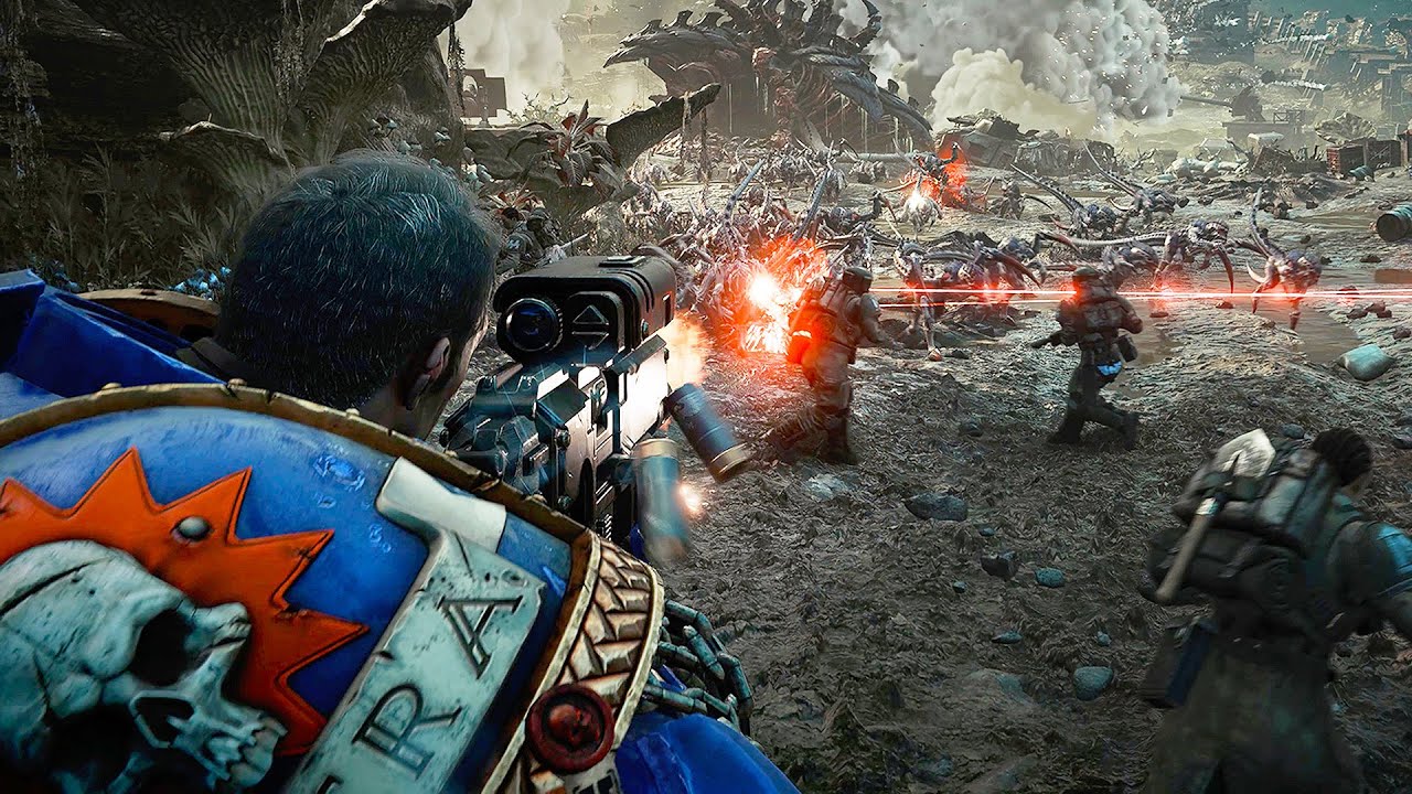 Warhammer 40,00 Space Marine 2 Gameplay (No Commentary)