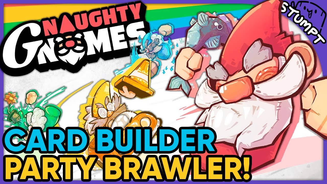 PARTY BRAWLER WITH CARD BASED UPGRADES! - Gnaughty Gnomes (Demo Gameplay)