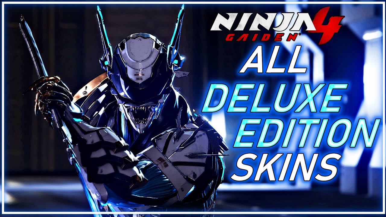 Ninja Gaiden 4 - All DELUXE EDITION Skins / Costumes Showcase