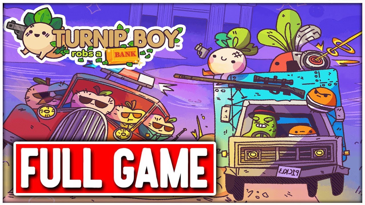 TURNIP BOY ROBS A BANK (100%) Gameplay Walkthrough FULL GAME
