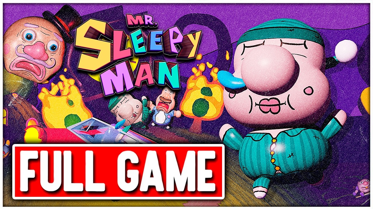 MR. SLEEPY MAN Gameplay Walkthrough FULL GAME No Commentary + ENDING