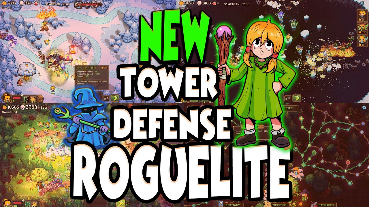 Gear System Makes This Tower Defense Roguelite INSANE! | Tangy TD