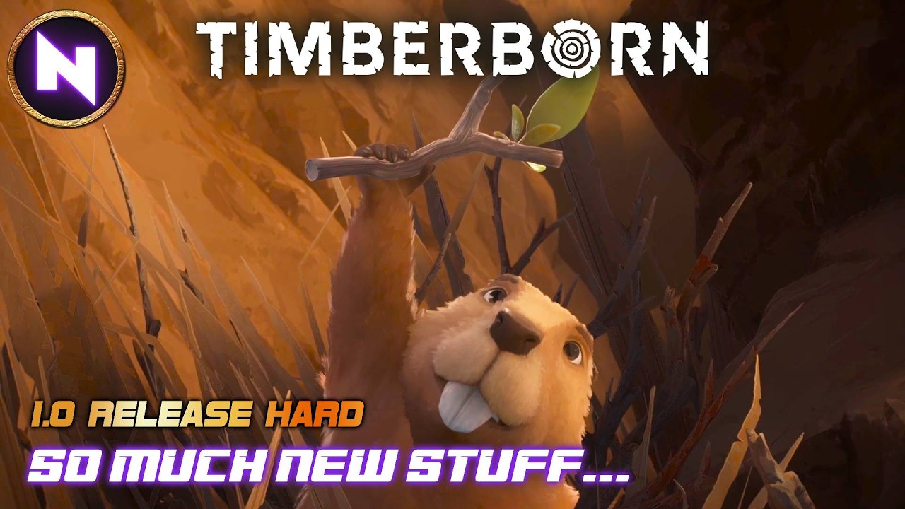 A Great Start for 1.0 on Hard Mode | 01 | TIMBERBORN 1.0 Release