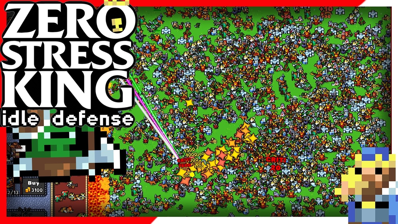 Endless Waves!!【 Zero Stress King: Idle Defense 】