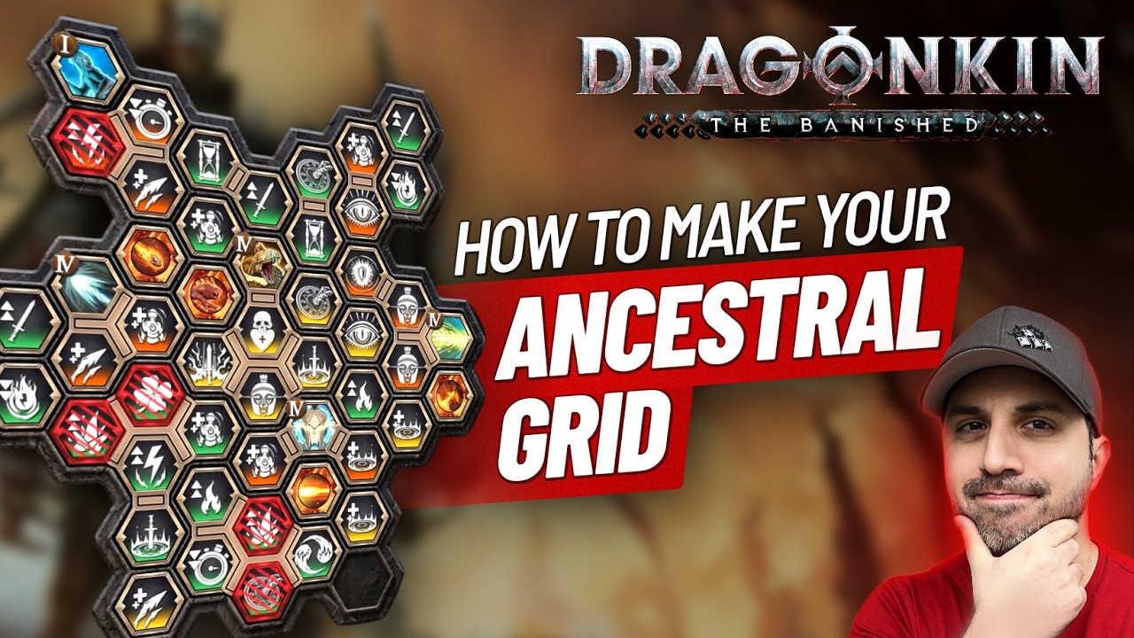 How To Make Ancestral Grid (Skill Tree) In Dragonkin The Banished... Step By Step Process