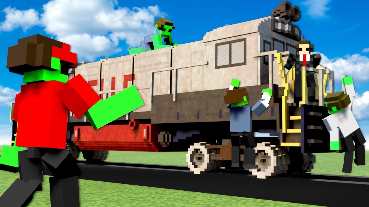 ZOMBIE SURVIVAL ON A TRAIN?! (Teardown)