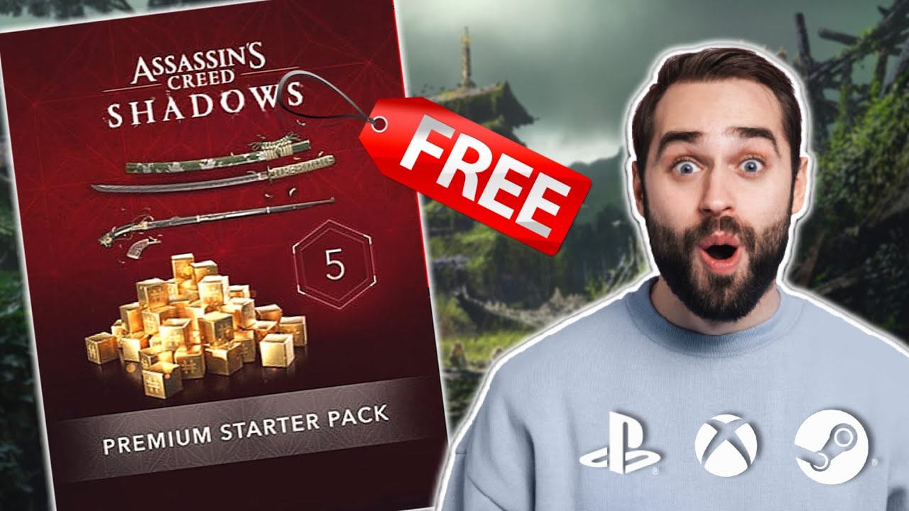 How to get Assassins Creed Shadows Premium Starter Pack for FREE (PS5,Xbox,PC)