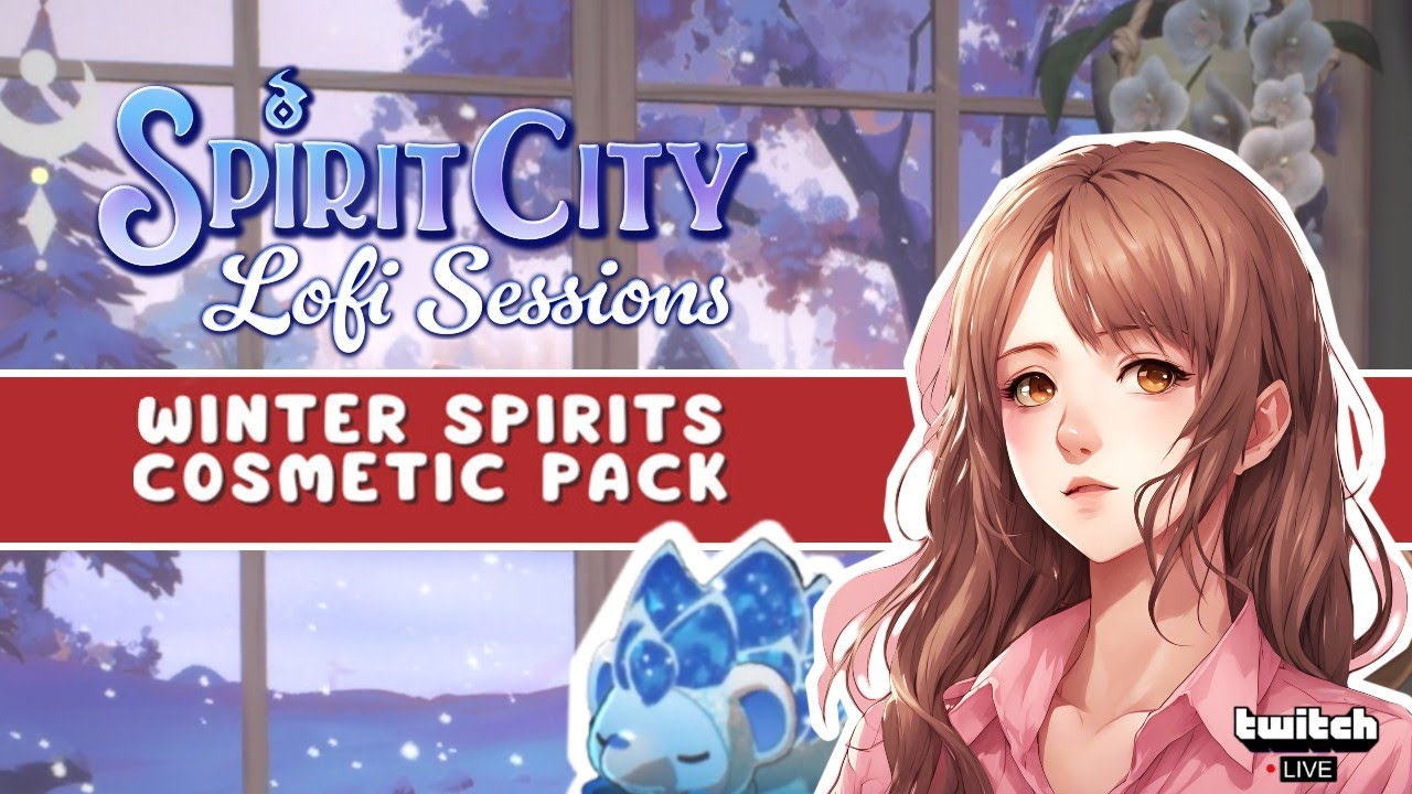 Let's co-work in the office today! Spirit City: Lofi Session Part 16 Winter Spirit Cosmetics Pack