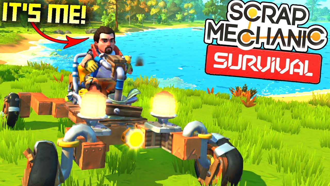 Scrap Mechanic Survival Mode Gameplay First Look!