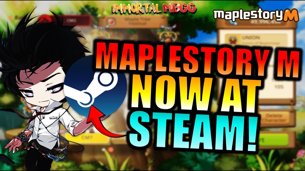 MAPLESTORY M IS NOW AVAILABLE AT STEAM!!