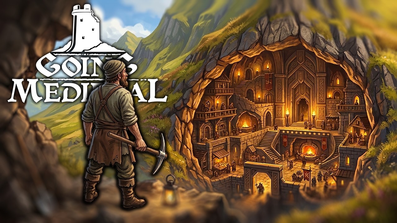 I Built a Hidden Mountain Empire in 100 Days (Going Medieval)