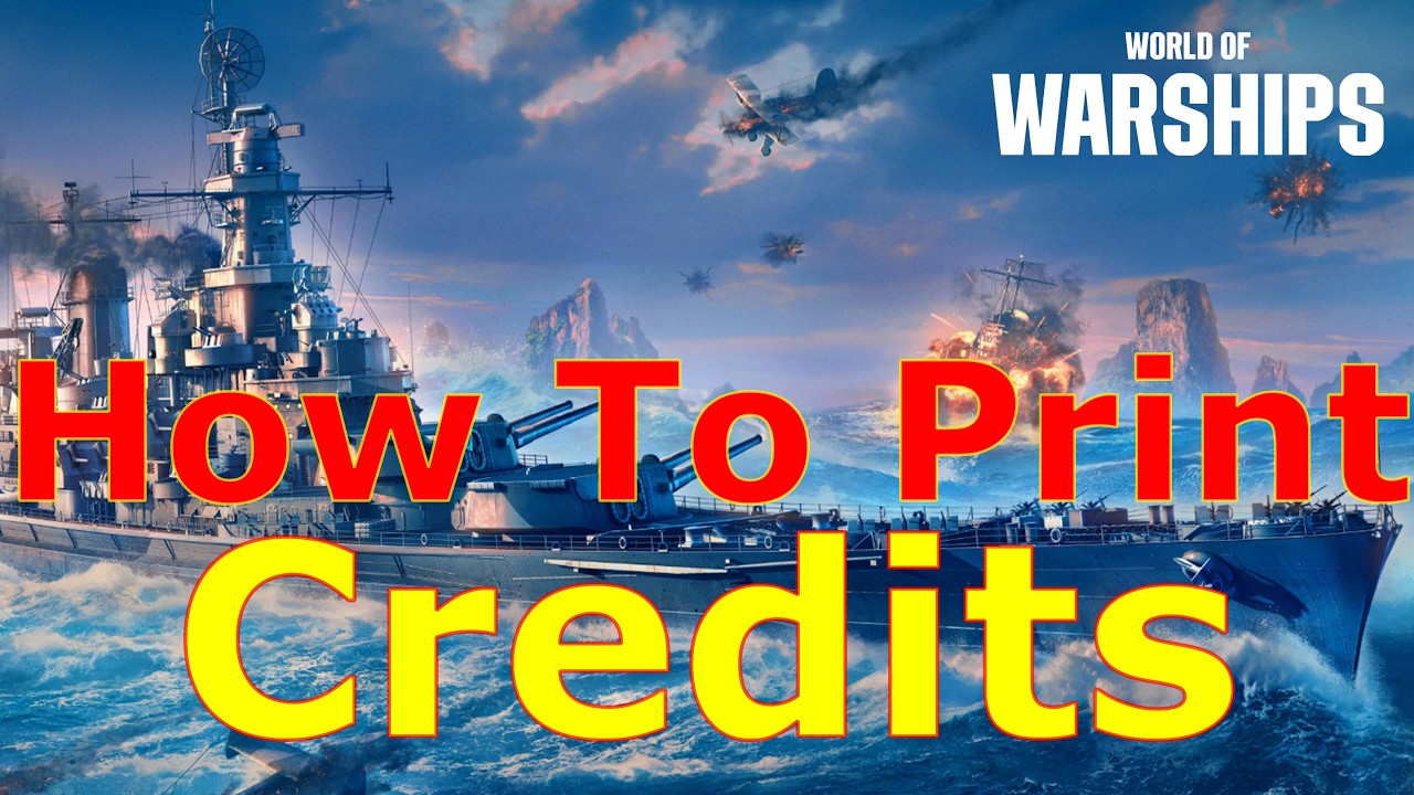 World of Warships- How To EASILY Print Credits In 2026!