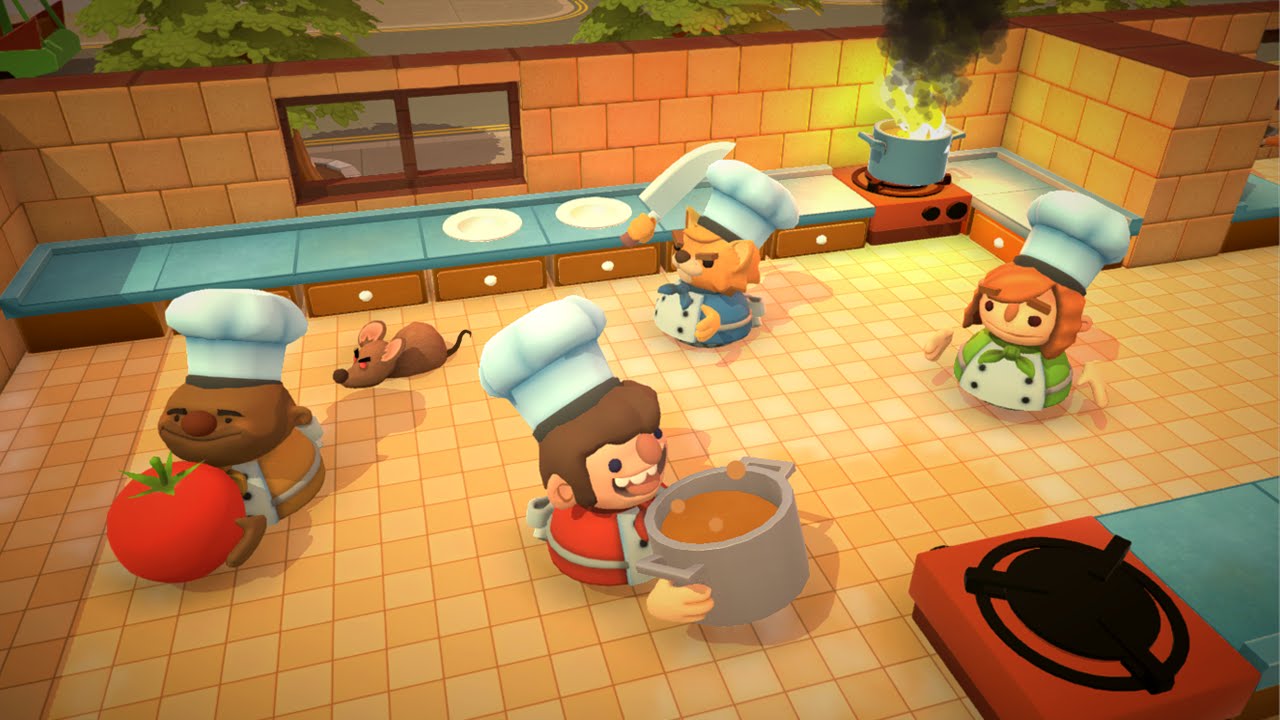 5 Minutes of Overcooked Gameplay