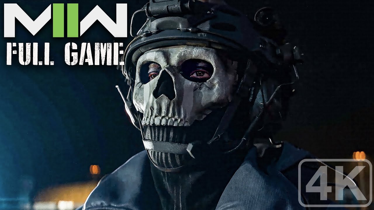 Call of Duty Modern Warfare 2|Full Game Playthrough|4K