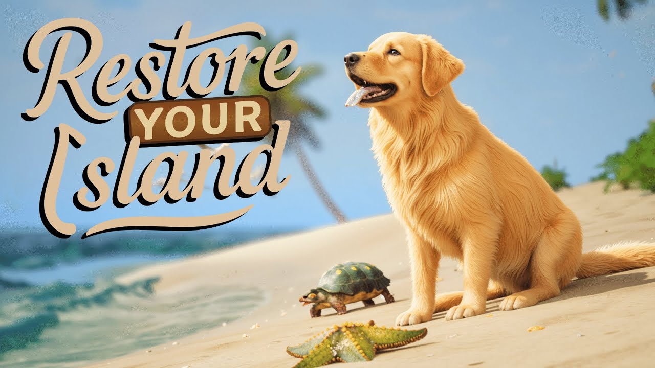 Healing A Tropical Island to Make a Home for Our Doggo!! - Restore Your Island (Demo)