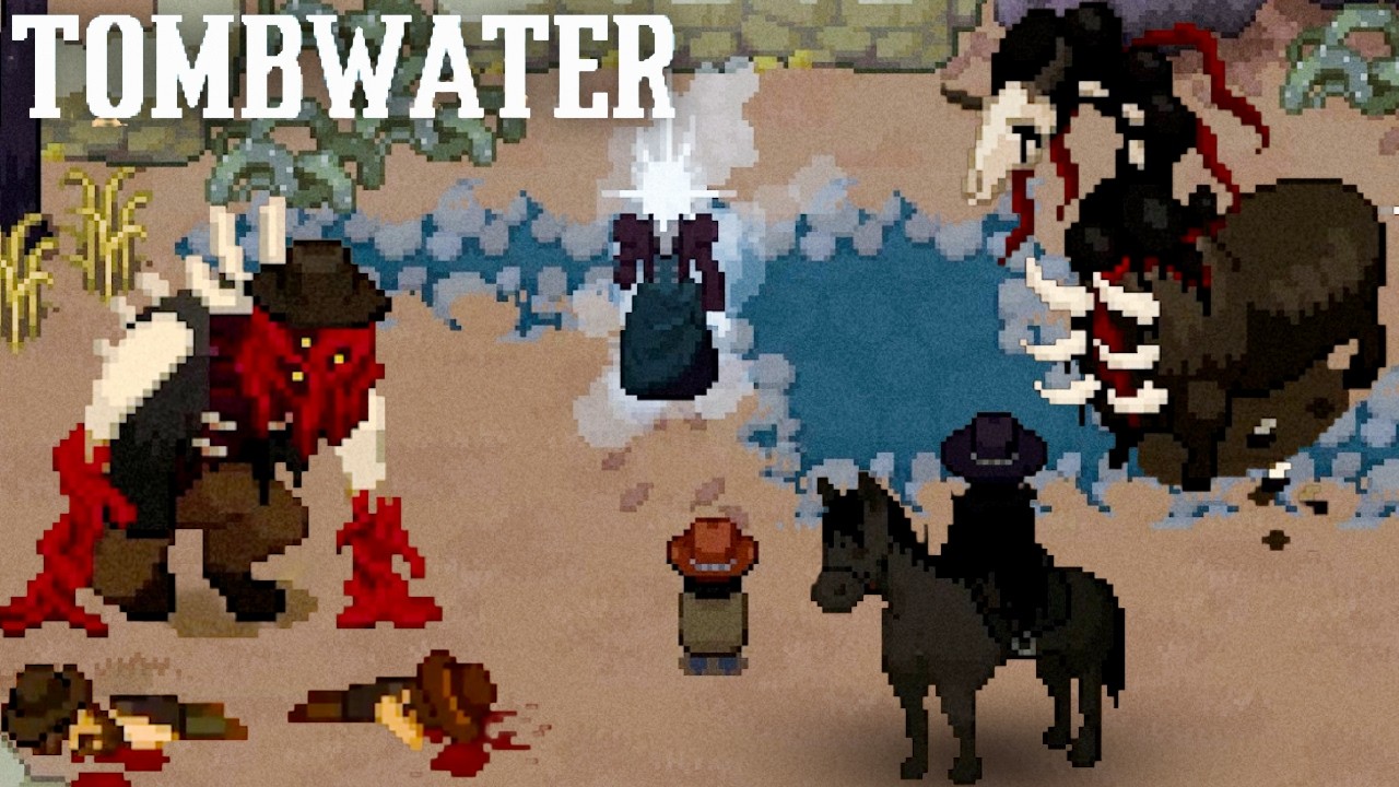 TOMBWATER - A Bloodborne Inspired 2D Action-RPG Set in a Weird West Town Full of Eldritch Horrors!