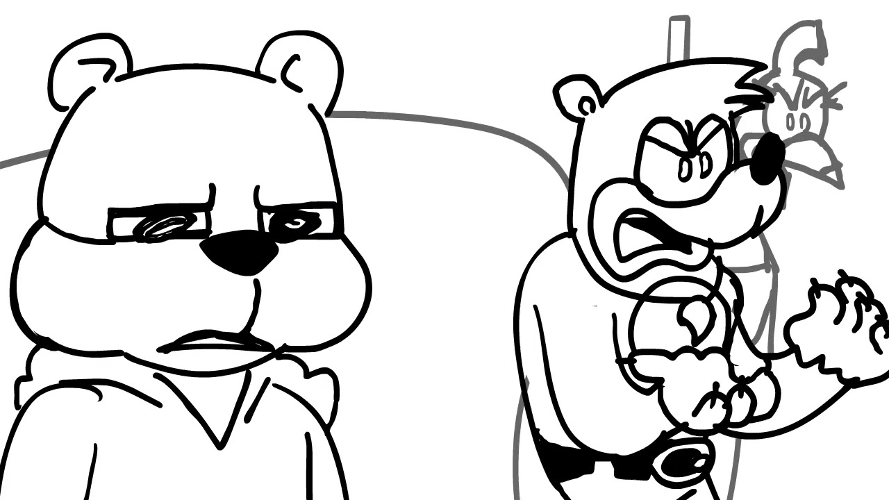 Banjo & Conker React to Bubsy 4D