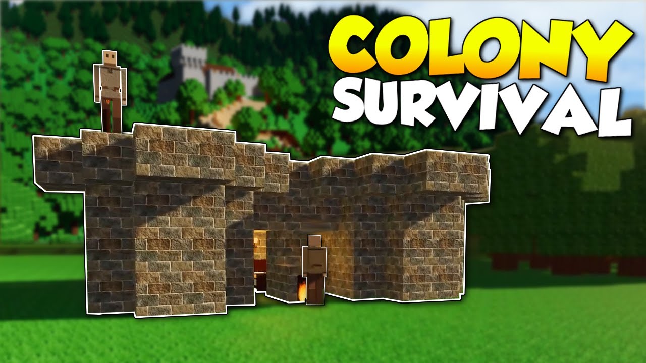 BUILDING A COLONY & BECOMING KING! - Colony Survival Gameplay