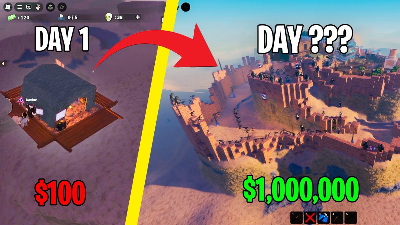 I Tried Surviving 100 DAYS in colony survival...