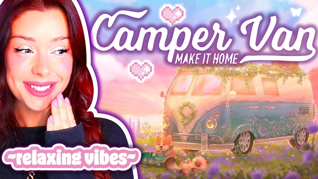 The CUTEST Unpacking Cozy Game 🌷 Camper Van: Make It Home