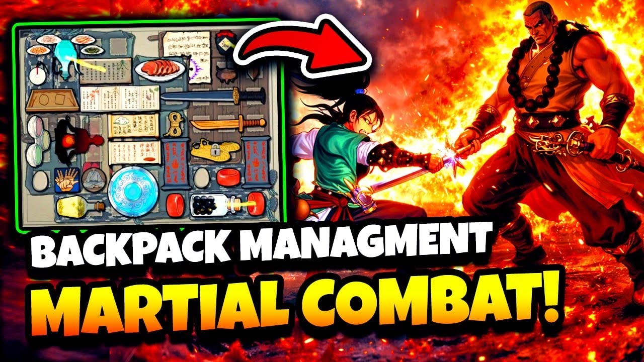 New Backpack Auto Battler Roguelike where you are a Shaolin Monk! | Backpack Jianghu