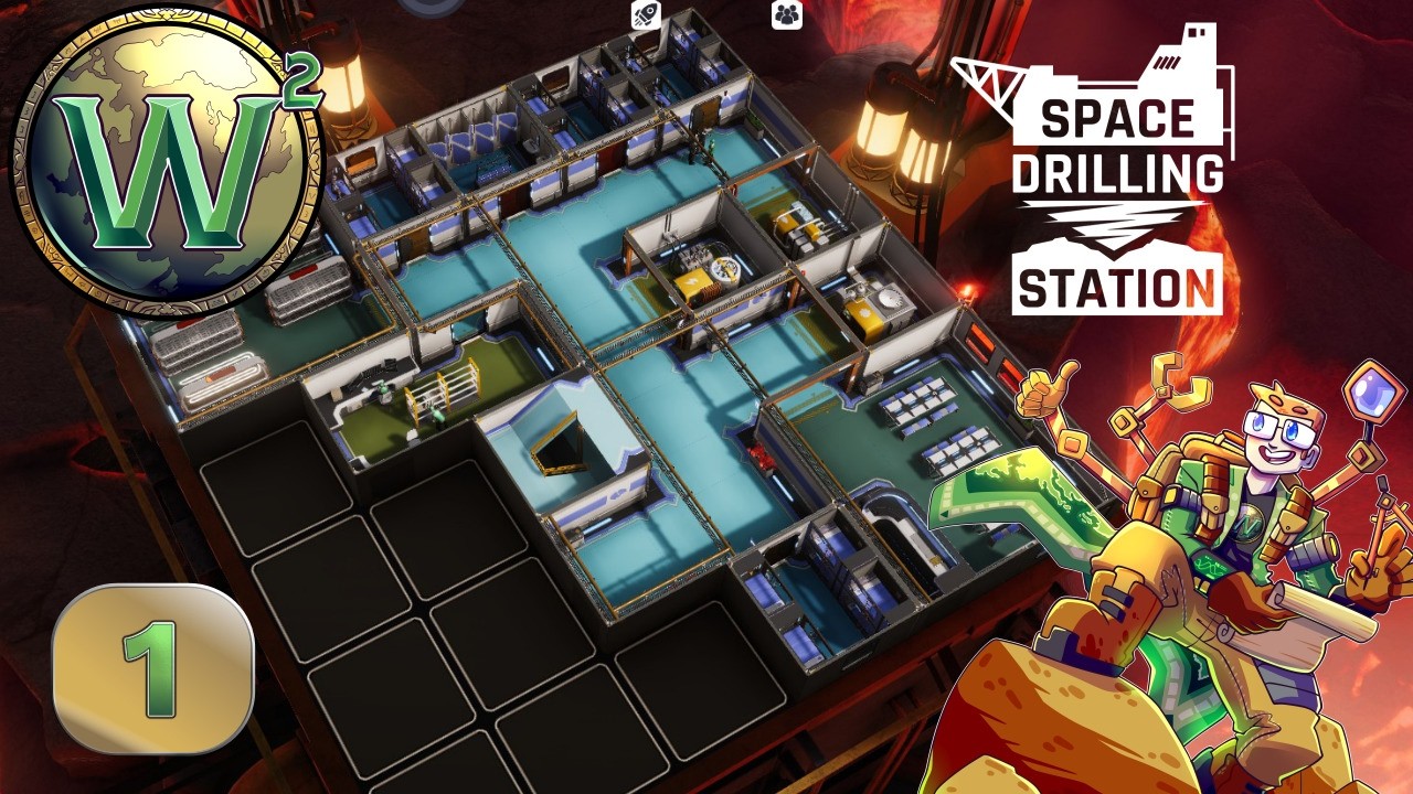 Space Drilling Station - Puzzle-Style Colony Management - Let's Play - Episode 1