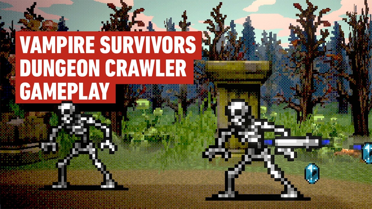 Vampire Crawlers: The Turbo Wildcard from Vampire Survivors - 12 Minutes of Gameplay