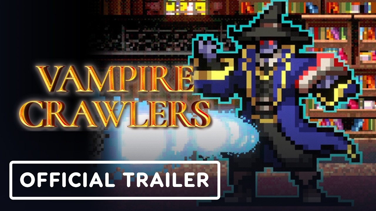 Vampire Crawlers: The Turbo Wildcard from Vampire Survivors - Official Release Date Trailer