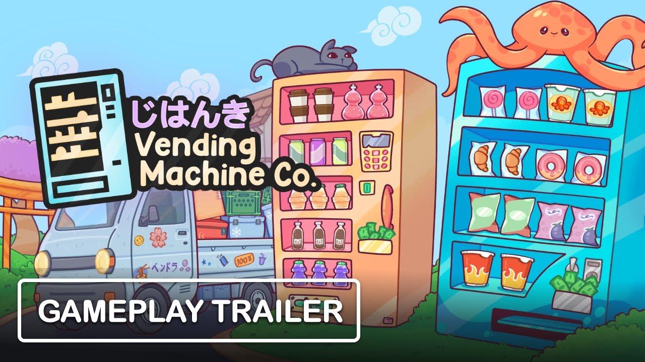 Vending Machine Co. - Japanese-Inspired Vending Machine Management Sim - Gameplay Trailer (Steam)