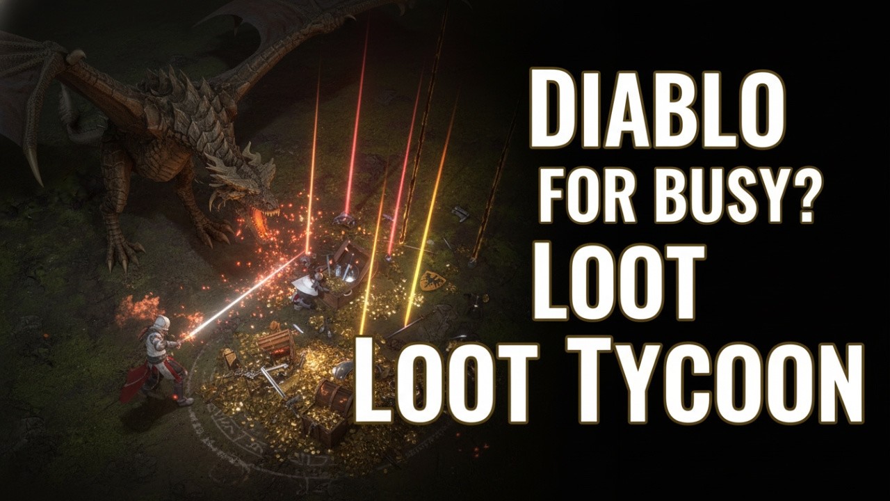 Diablo for Busy Professionals? Loot Tycoon Gameplay Trailer 2026