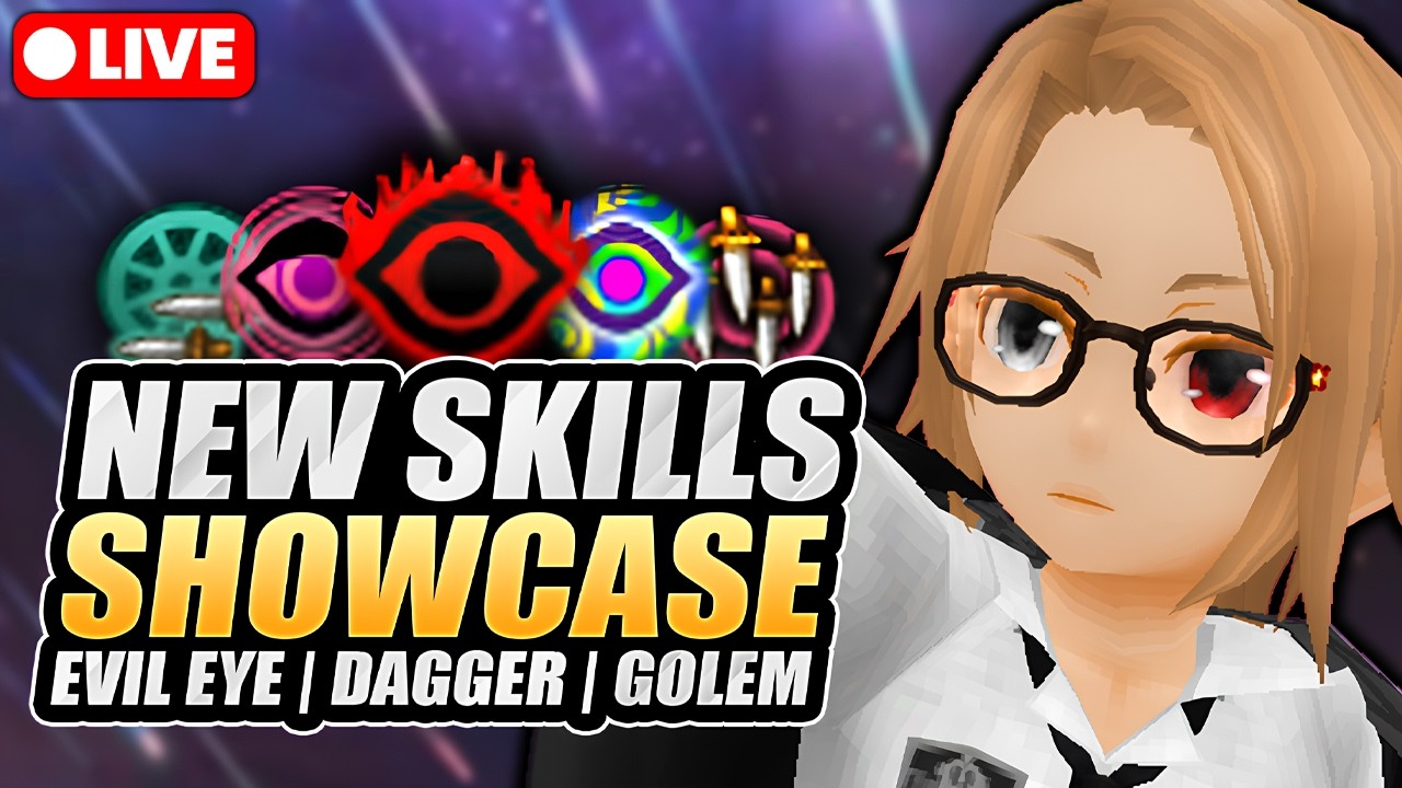 NEW EVIL EYE, DAGGER & GOLEM SKILLS SHOWCASE | Very Hard Ghostfire Oni Difficulty - Toram Online
